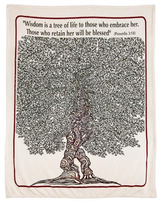 Blanket-Tree Of Life (Proverbs 3:18) Plush ( 60
