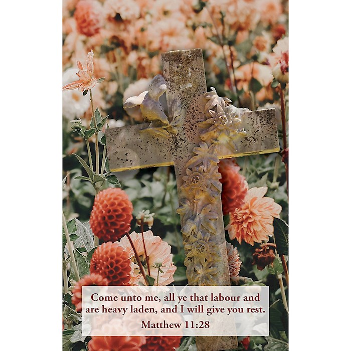 Bulletin-Come Unto Me, All Ye That Labour (Matthew 11:28, KJV) (Pack Of 100) | SHOPtheWORD