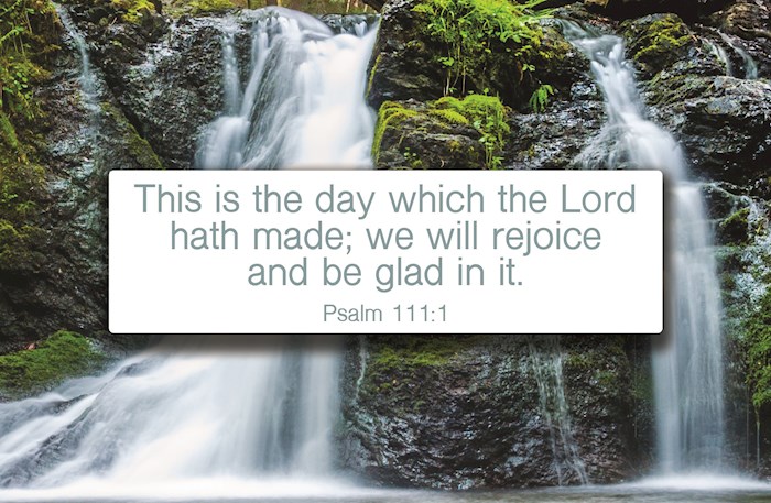 Postcard-This Is The Day Which The Lord Hath Made (Psalm 111:1) (Pack Of 25) | SHOPtheWORD