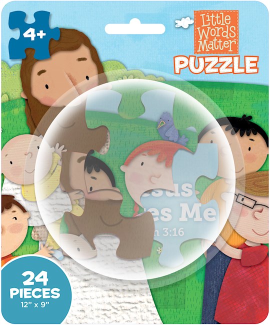 Puzzle-Jesus Loves Me (Little Words Matter)-24 Pieces (12