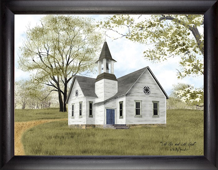 Framed Art-Let Go And Let God (12 x 16) | SHOPtheWORD