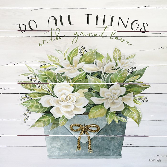 Pallet Art-Do All Things With Great Love (10 X 10) | SHOPtheWORD