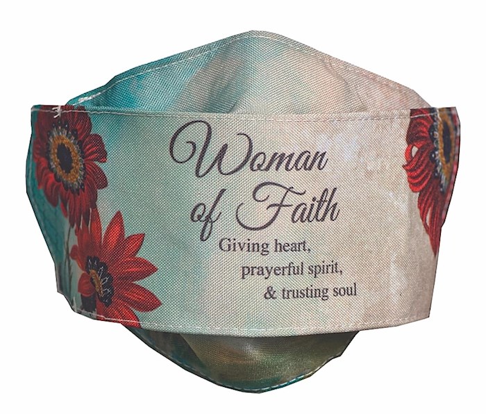 Face Mask-Woman Of Faith-Floral | SHOPtheWORD