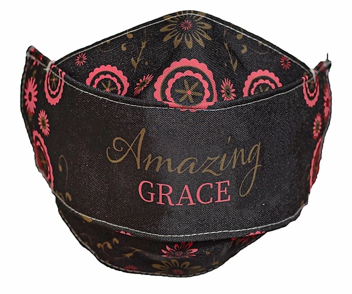 Face Mask-Amazing Grace-Black | SHOPtheWORD