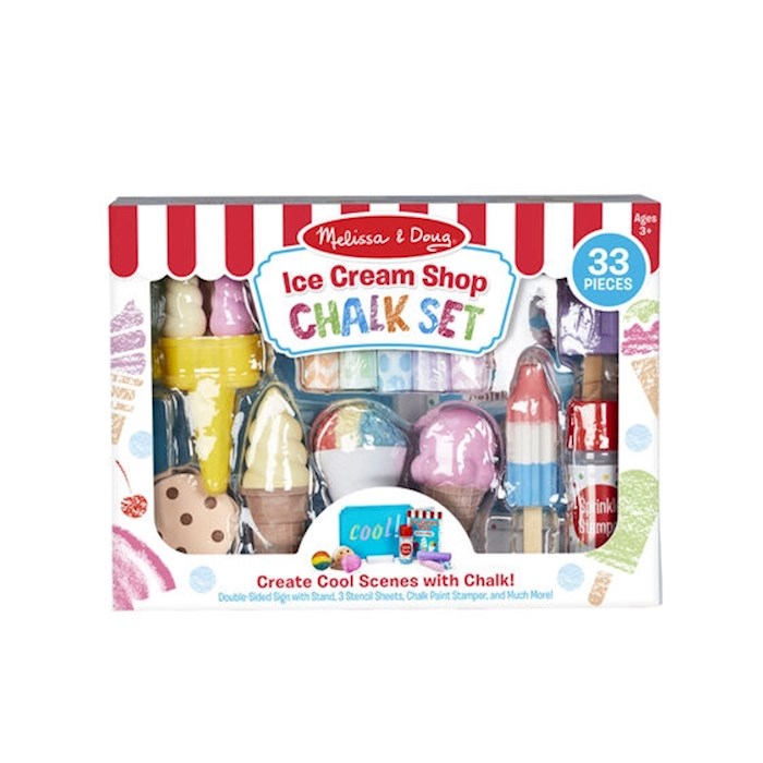Chalk Set-Ice Cream Shop (33 Pieces) | SHOPtheWORD
