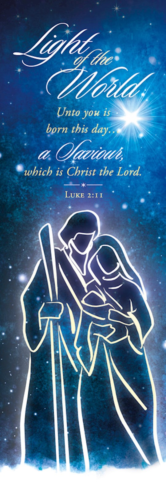Bookmark-Light Of The World (Luke 2:11) (Pack Of 25) | SHOPtheWORD