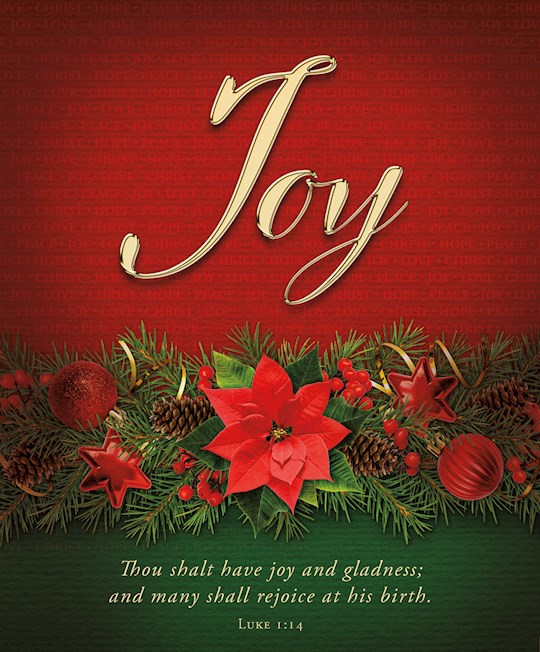 Bulletin-Advent Week 3: Joy/Thou Shalt Have Joy And Gladness (Luke 1:14) (Pack Of 100)-Legal Size | SHOPtheWORD