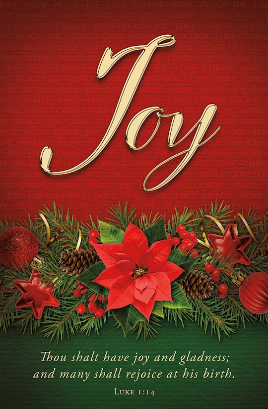 Bulletin-Advent Week 3: Joy/Thou Shalt Have Joy And Gladness (Luke 1:14) (Pack Of 100) | SHOPtheWORD