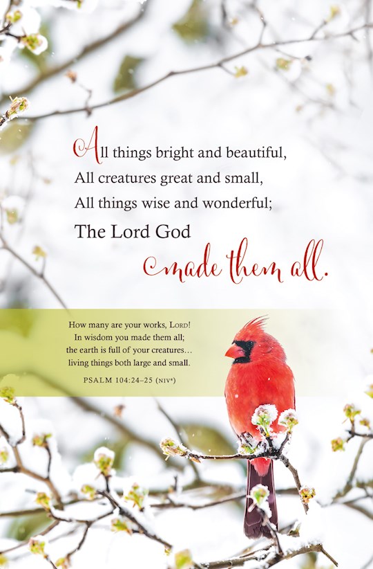 Shop the Word: Bulletin-All Things Bright And Beautiful (Psalm 104:24 ...