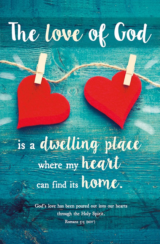 Bulletin-God's Love Has Been Poured Out Into Our Hearts (Romans 5:5) (Pack Of 100) | SHOPtheWORD