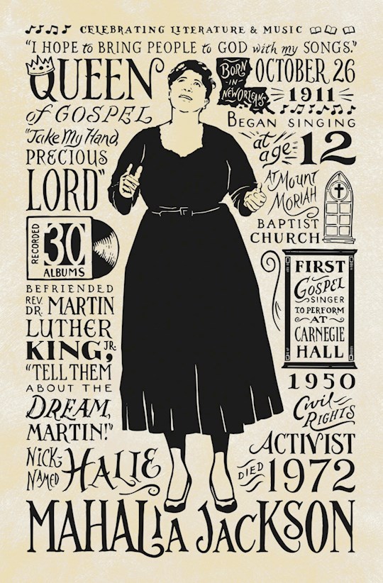Bulletin-Mahalia Jackson (Psalm 23:1,2) (Black History) (Pack Of 100) | SHOPtheWORD