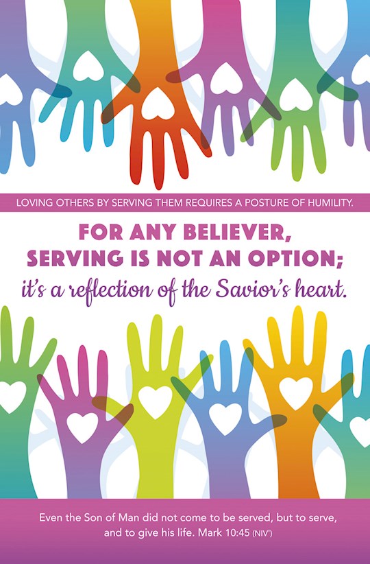 Bulletin-The Son Of Man Did Not Come To Be Served, But To Serve (Mark 10:45, NIV) (Pack Of 100) | SHOPtheWORD