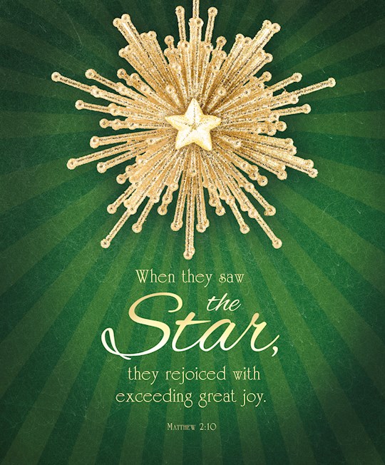 Bulletin-When They Saw The Star, They Rejoiced.... (Matthew 2:10) (Pack Of 100)-Legal Size | SHOPtheWORD