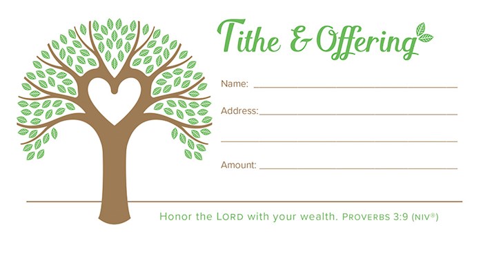 Offering Envelope-Honor The LORD With Your Wealth (Value) (Pack Of 100) | SHOPtheWORD