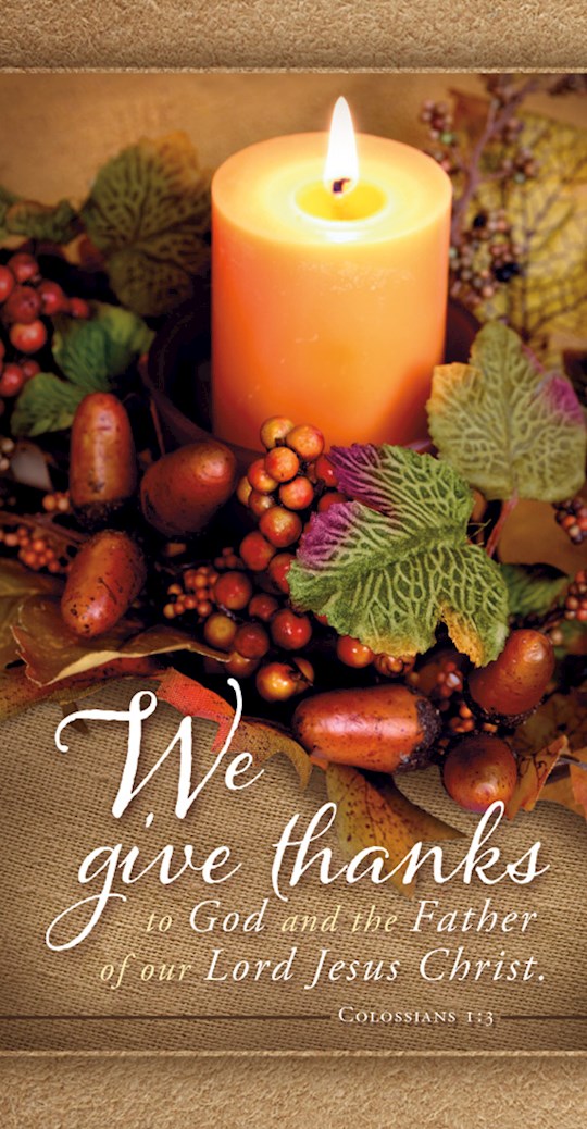 Offering Envelope-We Give Thanks To God And The Father..(Colossians, 1:3, KJV) (Pack Of 100) | SHOPtheWORD
