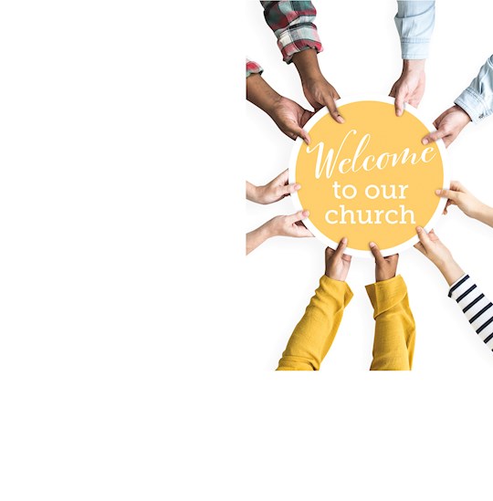 Welcome Folder-Welcome To Our Church (Romans 15:13) (Pack Of 12) | SHOPtheWORD