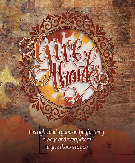 Bulletin-Give Thanks (Pack Of 50) | SHOPtheWORD