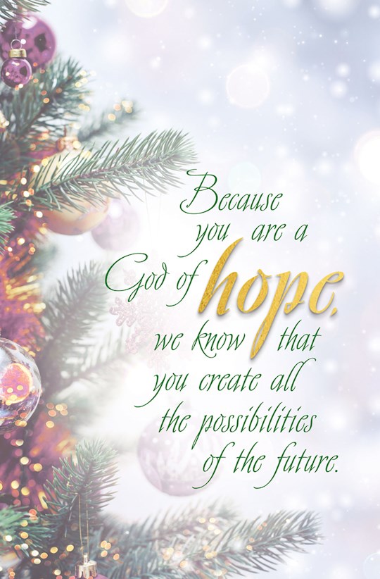 Bulletin-Advent Week 1: Hope/Trees And Ornaments (Pack Of 50) | SHOPtheWORD
