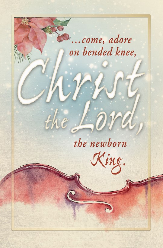 Bulletin-Come, Adore On Bended Knee Christ The Lord (Pack Of 50) | SHOPtheWORD