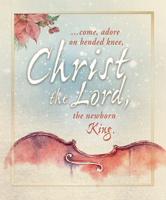 Bulletin-Come, Adore On Bended Knee Christ The Lord (Pack Of 50)-Legal Size | SHOPtheWORD