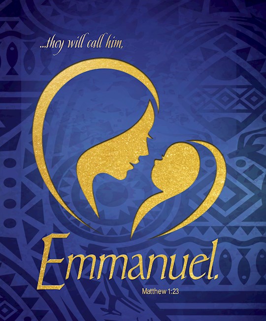Bulletin-They Will Call Him Emmanuel (Matthew 1:23) (Pack Of 50)-Legal Size | SHOPtheWORD
