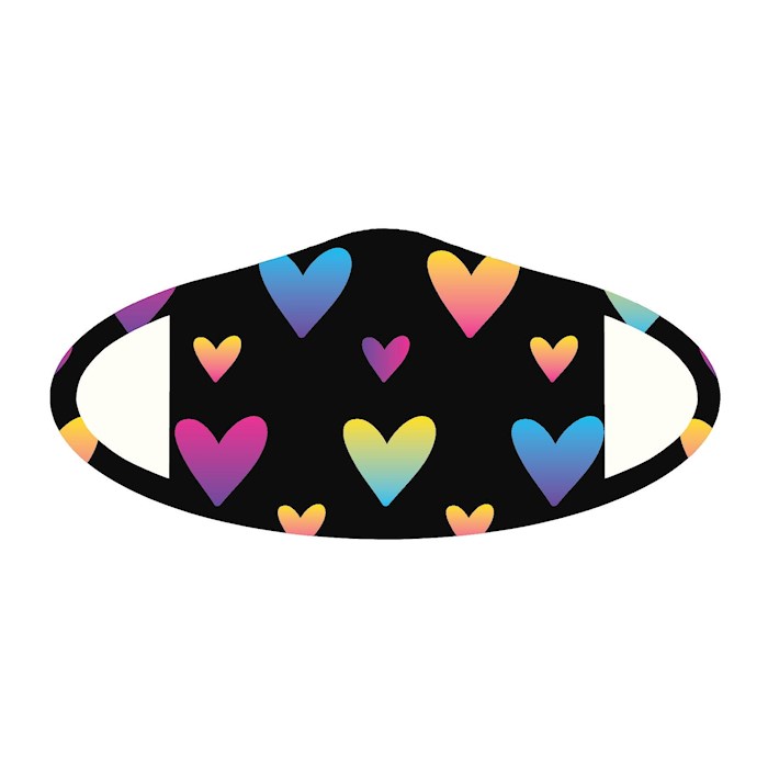 Face Mask-Hearts (One Size/Snug Fit) | SHOPtheWORD