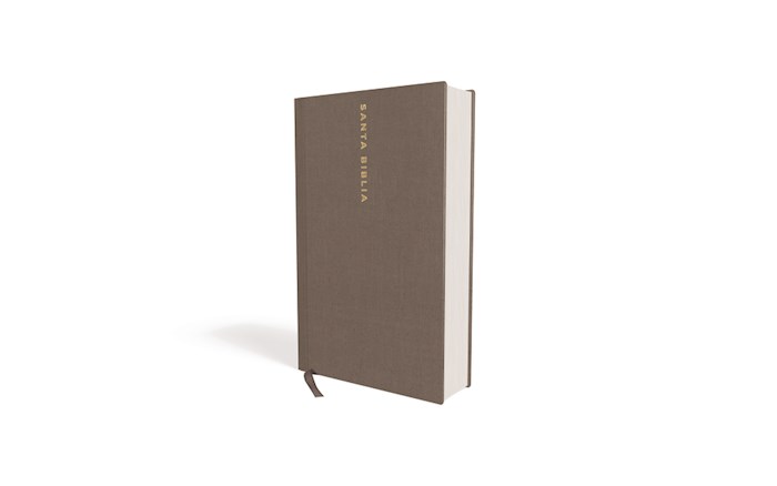 Span-NBLA Large Print Compact Bible (Santa Biblia, Letra Grande, Tamano Compacto)-Gray Hardcover | SHOPtheWORD