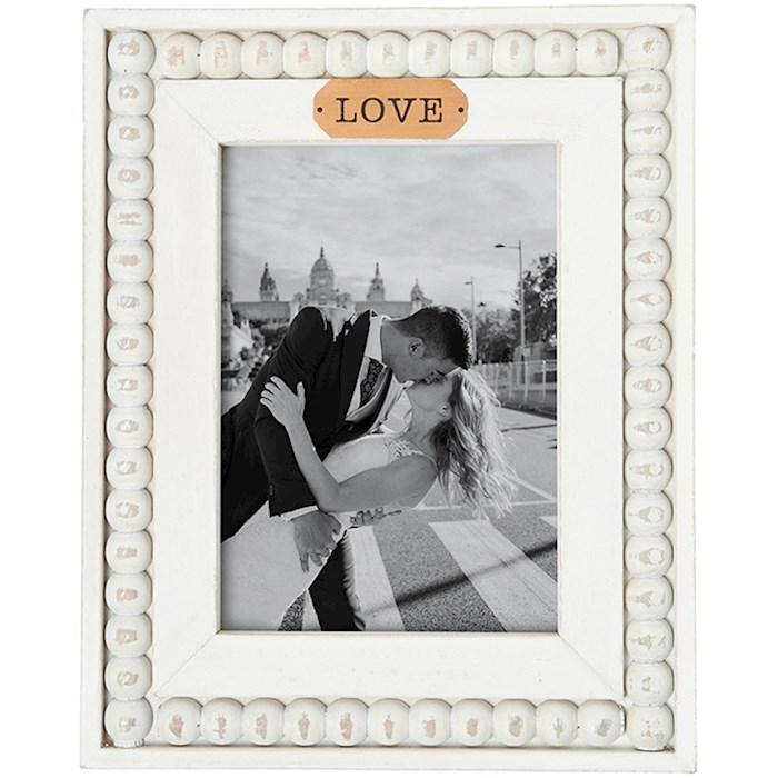 Frame-Beaded Love (Holds 5 x 7 Photo) | SHOPtheWORD