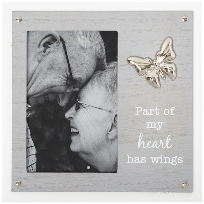 Frame-Part Of My Heart Has Wings (Holds 4 x 6 Photo) | SHOPtheWORD