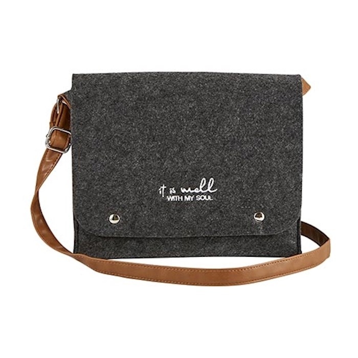 Crossbody Bag-It Is Well-Felt (9.8 x 8.25) | SHOPtheWORD