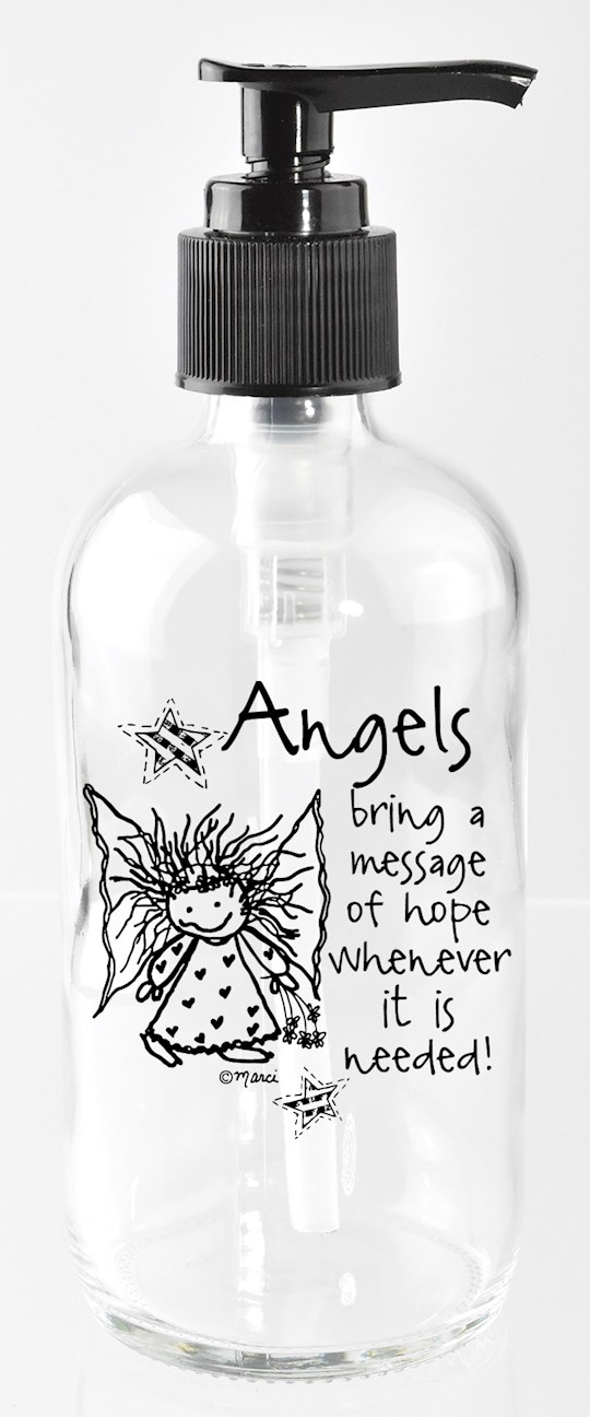 Soap Dispenser-Marci Art-Angels Bring A Message (8 Oz) | SHOPtheWORD