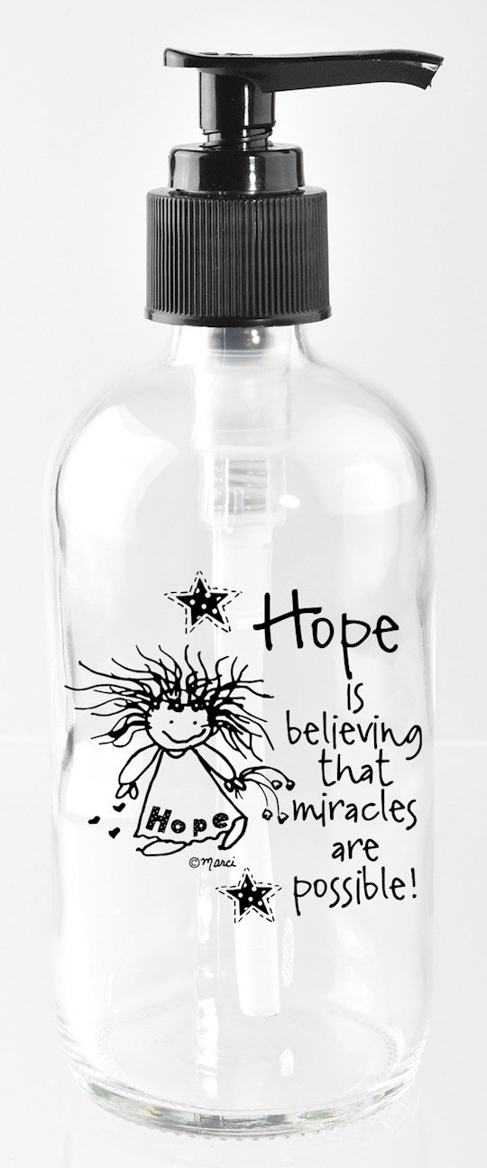 Soap Dispenser-Marci Art-Hope Is Believing (8 Oz) | SHOPtheWORD
