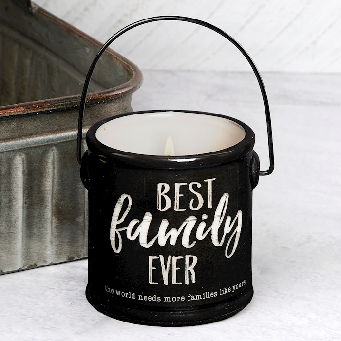 Crock Candle-Best Family Ever/Buttered Maple Syrup (3
