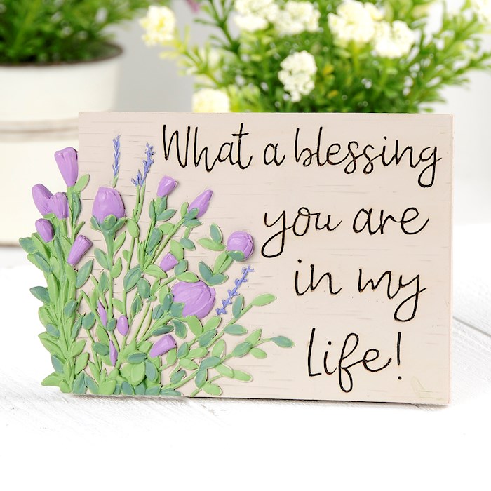 Plaque-What A Blessing (4.5