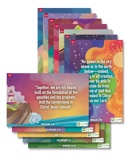 Dig InFoundations Of Faith Bible Verse Posters (Set