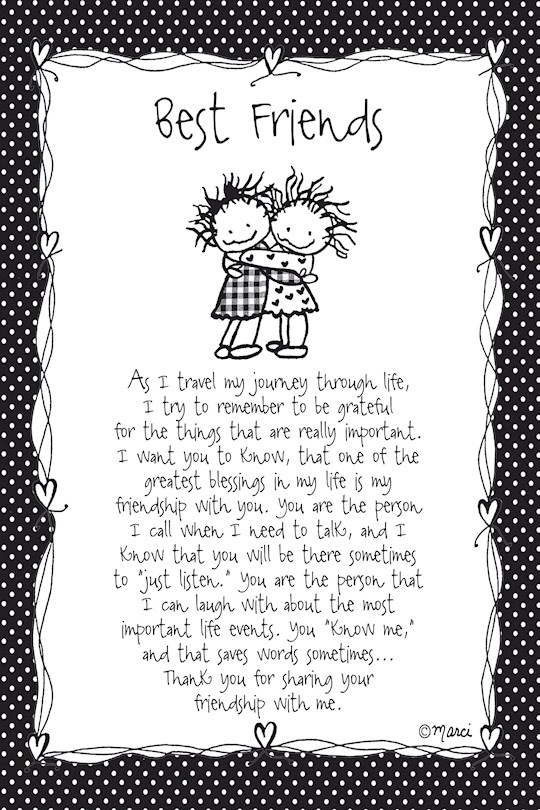 Plaque-Marci Art-Best Friends (6