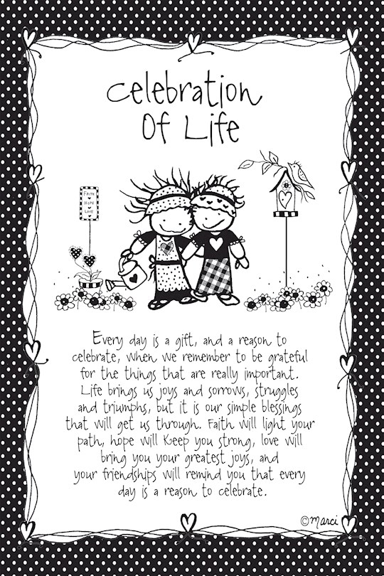 Plaque-Marci Art-Celebration Of Life (6