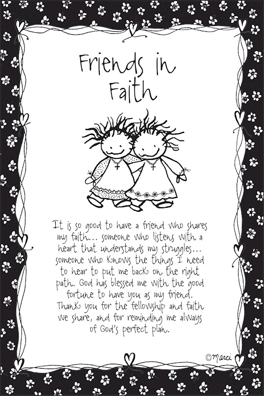 Plaque-Marci Art-Friends In Faith (6