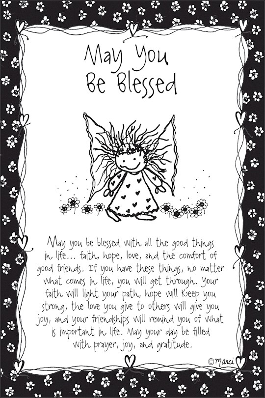 Plaque-Marci Art-May You Be Blessed (6