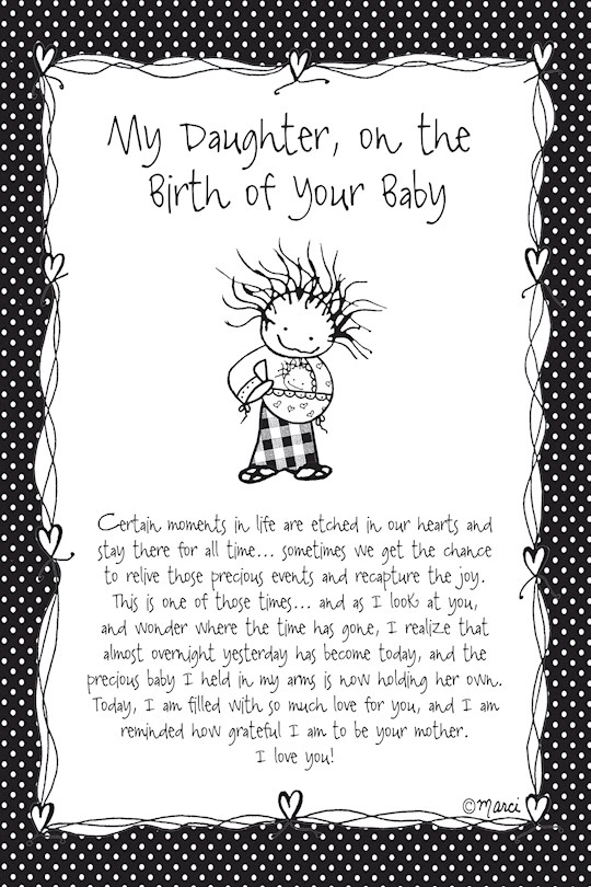 Plaque-Marci Art- My Daughter...Your Baby (6