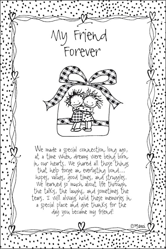 Plaque-Marci Art-My Friend Forever (6