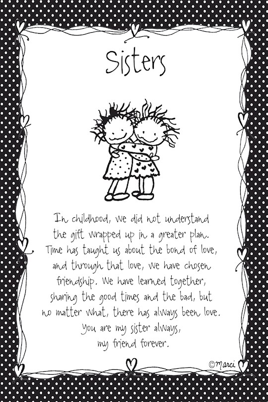 Plaque-Marci Art-Sisters (6