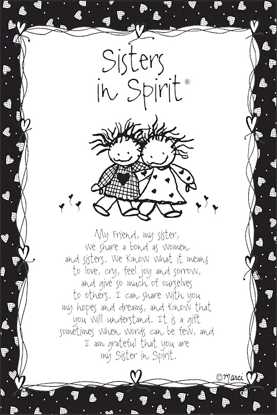 Plaque-Marci Art-Sisters In Spirit (6