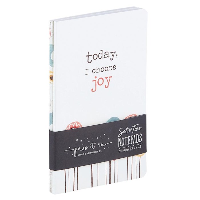 Notebook Set-Today I Choose Joy (Set Of 2) | SHOPtheWORD