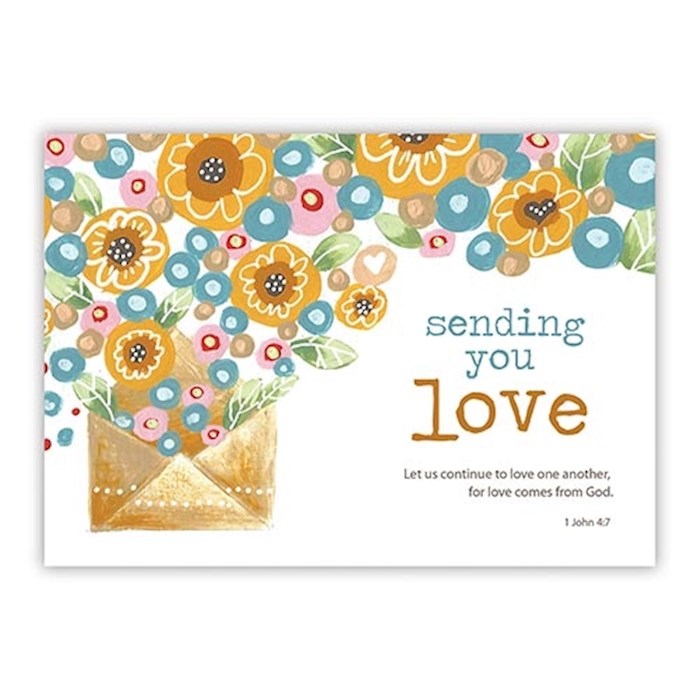 Postcard-Sending You Love (6 x 4.25) (Pack Of 6) | SHOPtheWORD