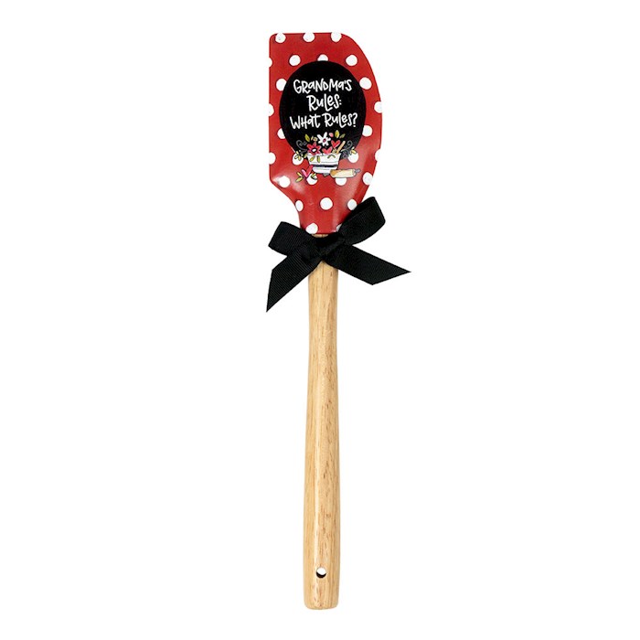 Spatula-Grandma's Rules-W/Measuring Table On Back (Silicone) | SHOPtheWORD