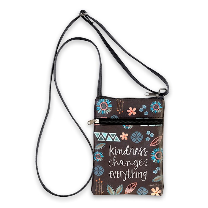 Crossbody Bag-Simple Inspirations-Kindness Changes Everything (6 X 8) | SHOPtheWORD