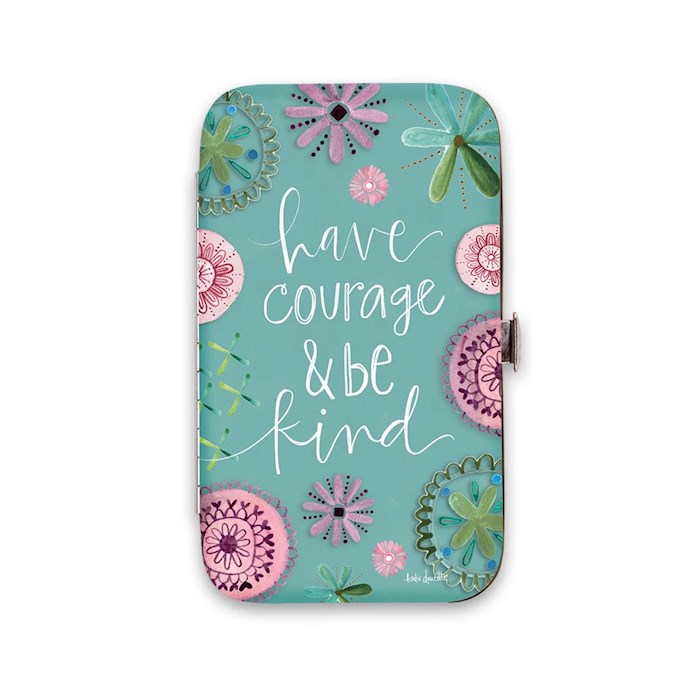 Manicure Set-Floral-Have Courage & Be Kind (6 Tool Set) | SHOPtheWORD