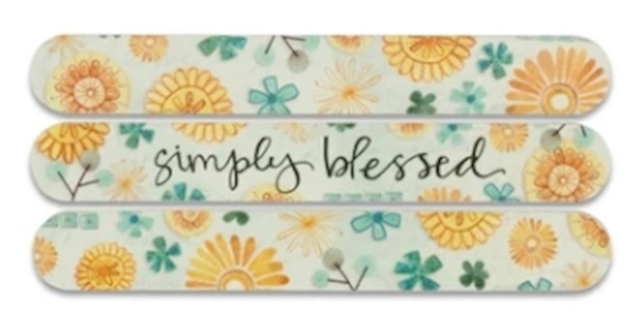 Emery Boards-Simple Inspirations-Simply Blessed (Set Of 3) | SHOPtheWORD