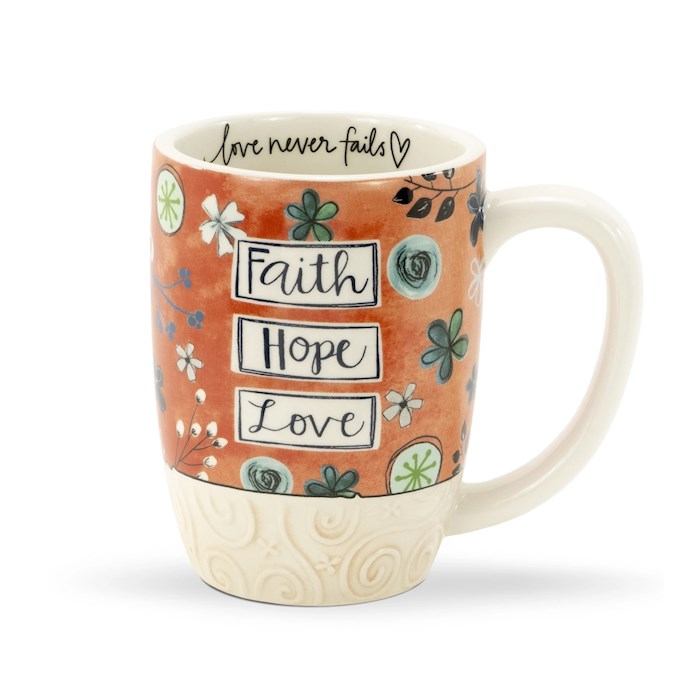 Mug-Faith Hope Love (16 Oz) | SHOPtheWORD